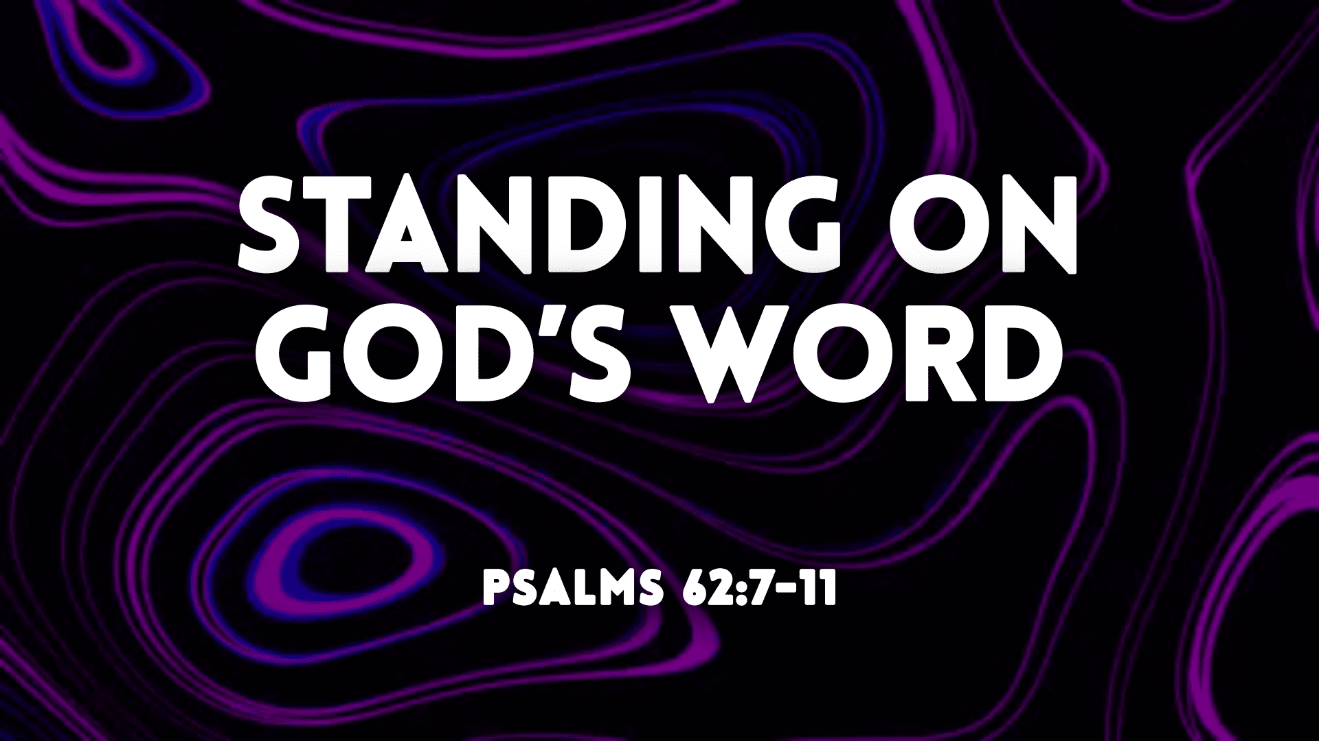 Standing On God’s Word